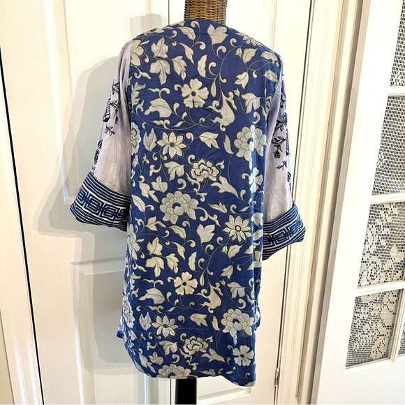 Sapphire Bohemian Cotton Tunic ,Sz, XXS - Picture 3 of 14
